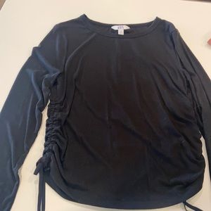 Long sleeve black top!